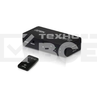 Переключатель электронный HDMI ATEN VS381-AT 3>1 телевизор/панель/монитор/проектор, без шнуров, (1920x1200 60Hz;480P/720P/1080i/1080P;HDMI 1.3/HDCP