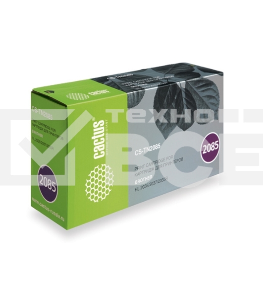 Картридж лазерный Cactus CS-TN2085 черный (1500 стр.) для Brother HL-2035R