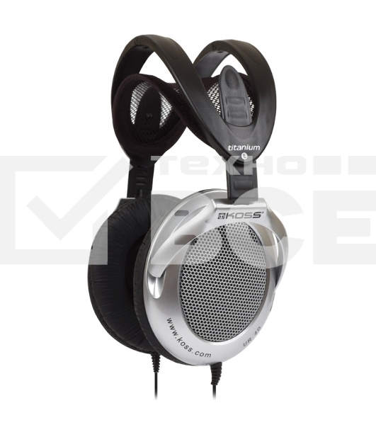 Наушники KOSS UR40 (15-22000 Гц, 60 Ом, 98 Дб, Шнур 1,2м, адаптер на 6,3мм) черный