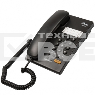 Телефон проводной Ritmix RT-330 черный