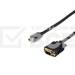 Кабель Cablexpert mDP-VGA, 20M/15M, 1.8м, черный, позол.разъемы, пакет (CC-mDPM-VGAM-6), фото4