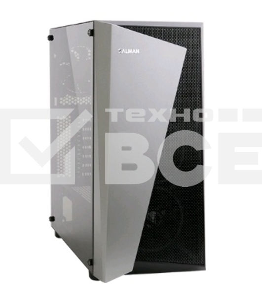 Компьютерный корпус ZALMAN S4 Plus, ATX, BLACK, WINDOW, 1x5.25