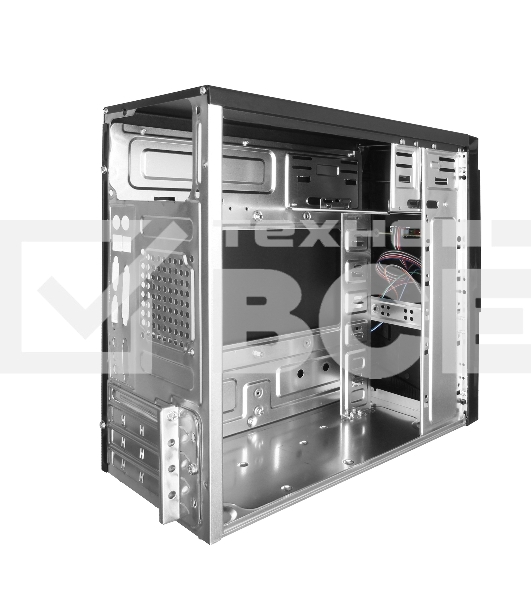 Компьютерный корпус Exegate EX284022RUS Minitower BA-201 Black, mATX, <без БП>, 2*USB, Audio