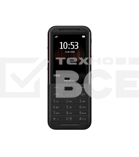 Мобильный телефон Nokia NOKIA 5310 TA-1212 DS EAC UA BLACK/RED, 2.4'', 1 Core, 16MB + 8MB (ROM/RAM), Micro SD, up to 32GB flash, 2 Sim, GSM 900/1800/1900, BT v3.9, WAP 2.0, GPRS, EDGE, HSCSD, Micro-USB, 1200mAh, Series 30+, 88,2g, 52,4x123,7x13,1