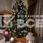 Гирлянда «Твинкл-Лайт» 20 м, темно-зеленый ПВХ, 160 LED, цвет теплый белый, фото3