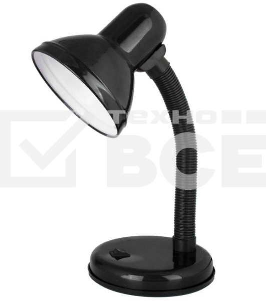 Светильник UF-301P С02 настол. 230В 60Вт черный Ultraflash 12368