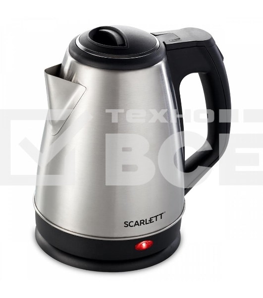 Чайник Scarlett SC-EK21S25 1.5л. 1350Вт серебристый (корпус: нержавеющая сталь)