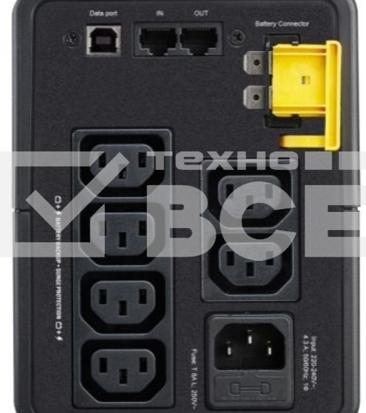 Источник бесперебойного питания APC Back-UPS BX950MI 520Вт 950ВА черный