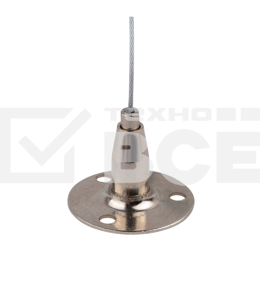 Комплект тросовых подвесов для светильников и шинопровода Rexant с регулировкой высоты, 2 м (2 шт.)