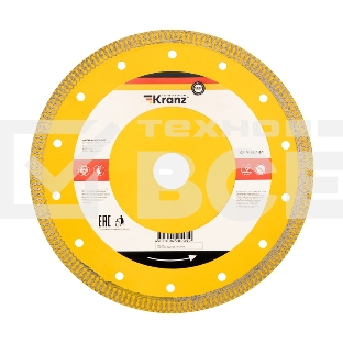 Диск алмазный отрезной KRANZ ультратонкий 200x22.2/25,4мм