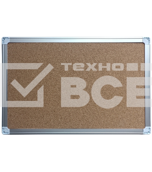 Доска пробковая Silwerhof 45x60см алюминиевая рама