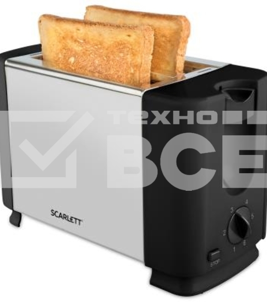 Тостер Scarlett SC-TM11012 серебристый/черный