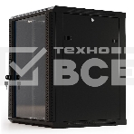 Монтажный шкаф Hyperline TWB-0945-GP-RAL9004 Шкаф настенный 19-дюймовый (19