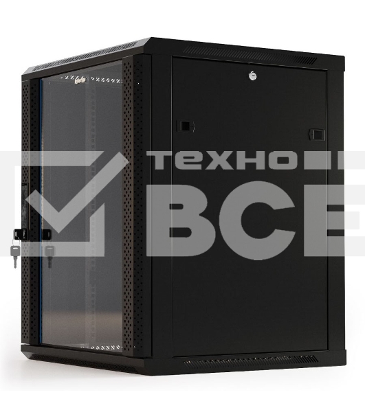 Монтажный шкаф Hyperline TWB-0945-GP-RAL9004 Шкаф настенный 19-дюймовый (19