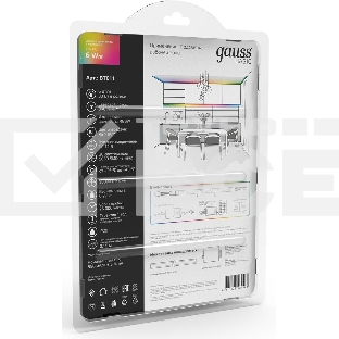 Лента Basic в комплекте 12V 6W/m 390lm/m RGBW IP20 LED 5m 1/50