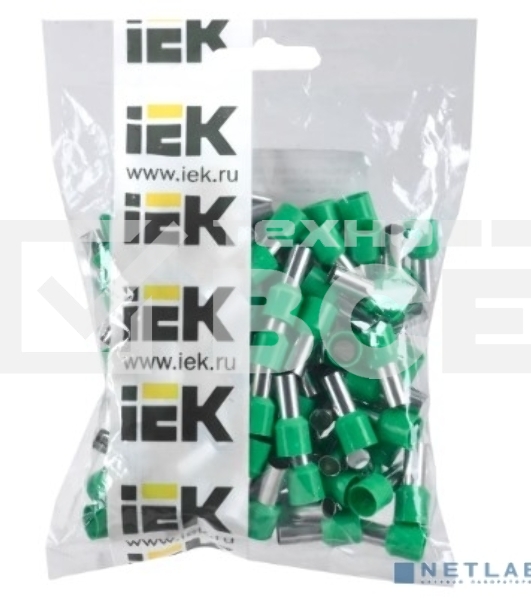 Наконечник-гильза изол. Е1612 (уп.100шт) ИЭК UGN10-016-08-12