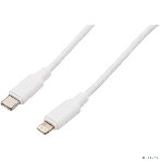 Кабель Filum USB 2.0, 1.8 м., белый, 3 А, разъемы: USB Type С male - Lightning male, пакет., фото 1