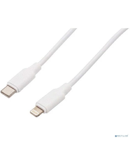 Кабель Filum USB 2.0, 1.8 м., белый, 3 А, разъемы: USB Type С male - Lightning male, пакет.