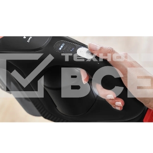 Пылесос вертикальный Bosch BCS8214PRQ, черный, питание от аккумулятора, 500 Вт, уборка сухая, пылесборник 0.4 л, работа от АКБ max 65 мин.