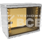 Шкаф коммутационный Suprlan (05-1090) настенный 9U 600x350мм пер.дв.стекл направл.под закл.гайки RAL 7035 285мм 15кг 500мм, фото6