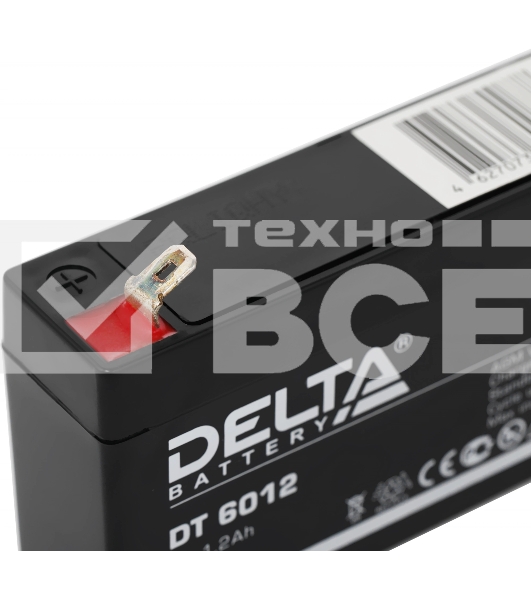 Батарея Delta DT 6012 (6V, 1.2Ah)
