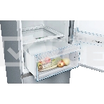 Холодильник Bosch KGN39UL30U серебристый металлик двухкамерный 279/87л морозилка снизу, No Frost, фото5