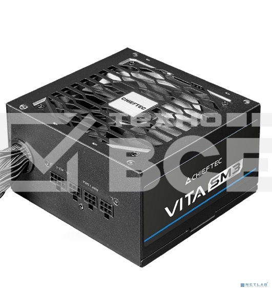 Блок питания Chieftec Vita SM3 BPX-850-C (ATX 3.1, 850W, 80 PLUS BRONZE, Active PFC, 120мм fan, Semi-modular Cable Management) Retail