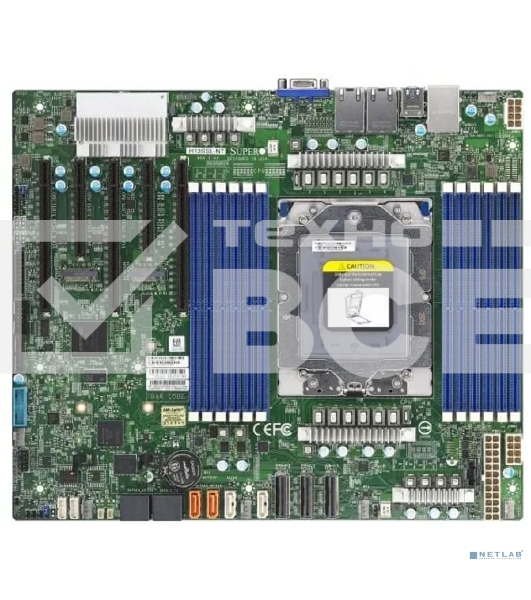 Материнская плата MB Supermicro H13SSL-NT, ATX, 1xSP5 9004 EPYC
