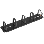Кабельный органайзер горизонтальный Lanmaster LAN-ORG-PF/S-2U односторонний пальцы 2U шир.:19', фото8