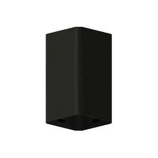 Корпус светильника C7821 SBK черный песок 70*70*H125mm MR16 GU5.3