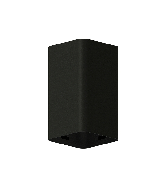 Корпус светильника C7821 SBK черный песок 70*70*H125mm MR16 GU5.3
