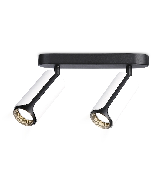 Светильник Ambrella light TN51596/2 WH/BK белый/черный GU10/2 260*60*195
