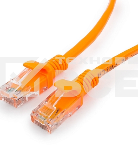 Патч-корд UTP Cablexpert кат. 5e, 1м, литой, многожил. (оранжевый)