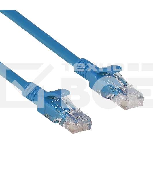 Патч-корд Exegate UTP-RJ45-RJ45-5e-5M-BL, UTP, cat.5e, 5м, синий