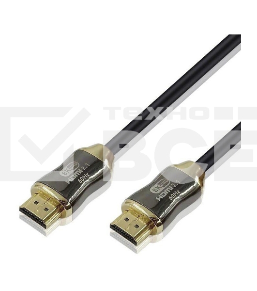 Кабель HDMI 19M/M,ver. 2.1, 8K@60 Hz 1.5m метал разъемы, нейлоновая оплетка Telecom <TCG300-1.5M> Кабель HDMI 19M/M,ver. 2.1, 8K@60 Hz 1.5m метал разъемы, нейлоновая оплетка Telecom