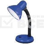 Светильник UF-301P С06 настол. 230В 60Вт син. Ultraflash 12369, фото 1