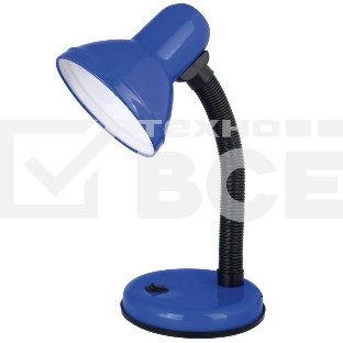 Светильник UF-301P С06 настол. 230В 60Вт син. Ultraflash 12369