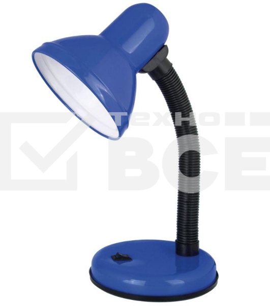 Светильник UF-301P С06 настол. 230В 60Вт син. Ultraflash 12369
