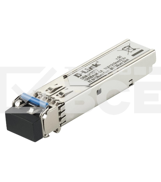  Трансивер D-Link 312GT2/A1A, SFP Transceiver with 1 1000Base-SX+ port.Up to 2km, multi-mode Fiber, Duplex LC connector, Transmitting and Receiving wavelength: 1310nm, 3.3V power.