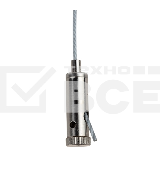 Комплект тросовых подвесов для светильников и шинопровода Rexant с регулировкой высоты, 2 м (2 шт.)