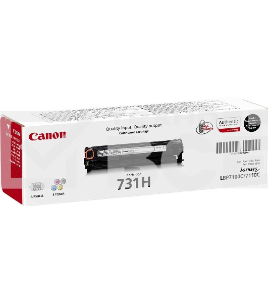 Картридж лазерный Canon Cartridge 731HBK (6273B002) черный (2400 стр.) для LBP7100Cn/7110Cw