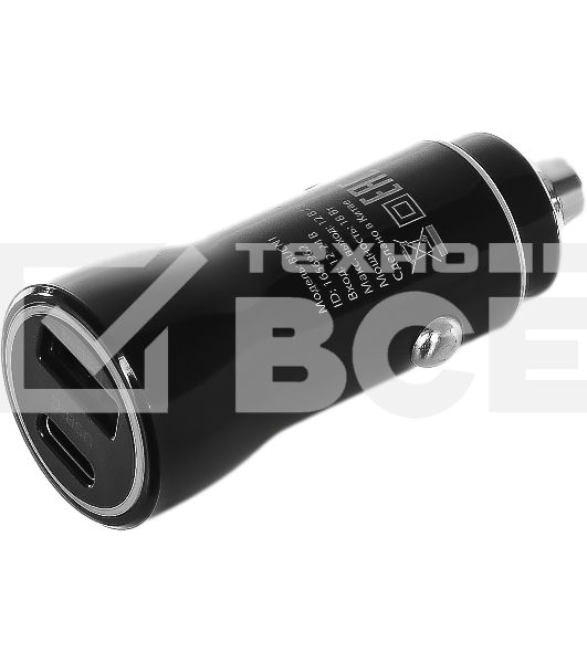 Автомобильное зар./устр. Buro BUCN1 3A PD+QC черный