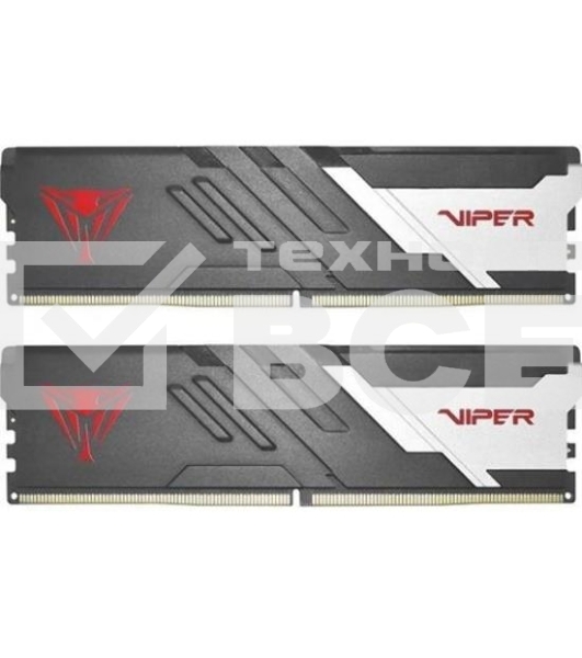 Оперативная память Patriot Viper Venom, DDR5, 16GB (2x8GB), 5200MHz, CL36, с радиатором, черный