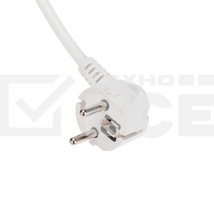 Сетевой фильтр 5 гнезд, 3м, 3х1,5мм², с автовыкл, 2 USB, белый KRANZ