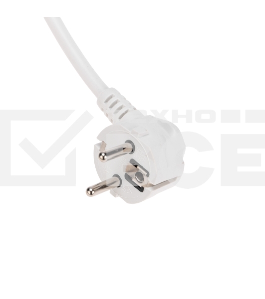 Сетевой фильтр 5 гнезд, 3м, 3х1,5мм², с автовыкл, 2 USB, белый KRANZ