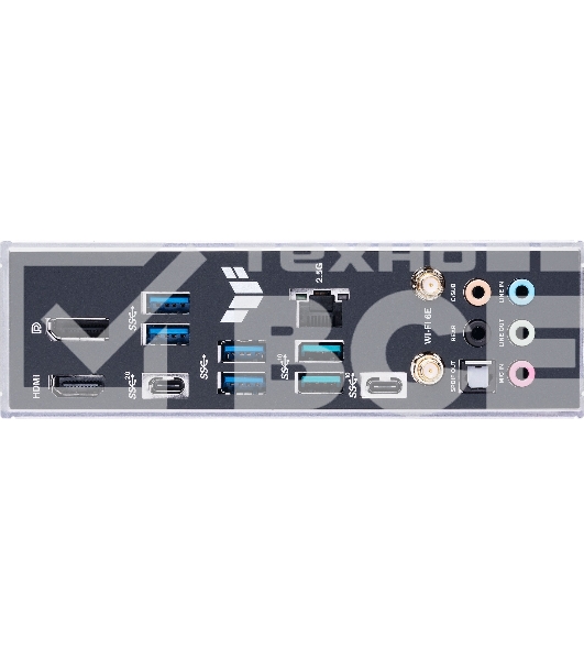 Материнская плата ASUS TUF GAMING Z790-PLUS WIFI, LGA 1700, Intel Z790, 4xDDR5, 4xSATA, 4xM.2, 1xPCIe 5.0 x16, 1xPCIe 4.0 x4, 2xUSB-A 3.2 Gen 2, 4xUSB-A 3.2 Gen 1, 1xUSB-C 3.2 Gen 2, 1xUSB-C 3.2 Gen 2x2, 1x2.5Gb LAN, 5x3.5 мм, 7.1, Standard-ATX
