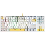 Клавиатура A4Tech Bloody S87 Energy (S87 USB ENERGY WHITE) проводная USB белый/жёлтый, фото2