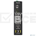 КоммутаторD-Link DIS-200G-12PS/A1A, L2 Managed Industrial Switch with 10 10/100/1000Base-T and 2 1000Base-X SFP ports (8 PoE ports 802.3af/802.3at (30 W), PoE Budget 123 W)8K Mac address, 802.3x Flow Control,, фото5