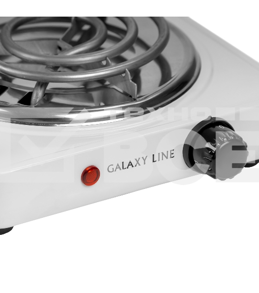 Электрическая плитка Galaxy Line GL 3003, белый, электрическая, 1000 Вт
