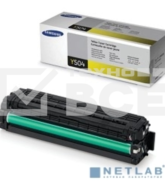Картридж лазерный Samsung CLT-Y504S/ SU504A желтый для Samsung CLX-4195FN/4195FW, CLP-415N/415NW и Xpress C1810/C1860 (1800стр.)